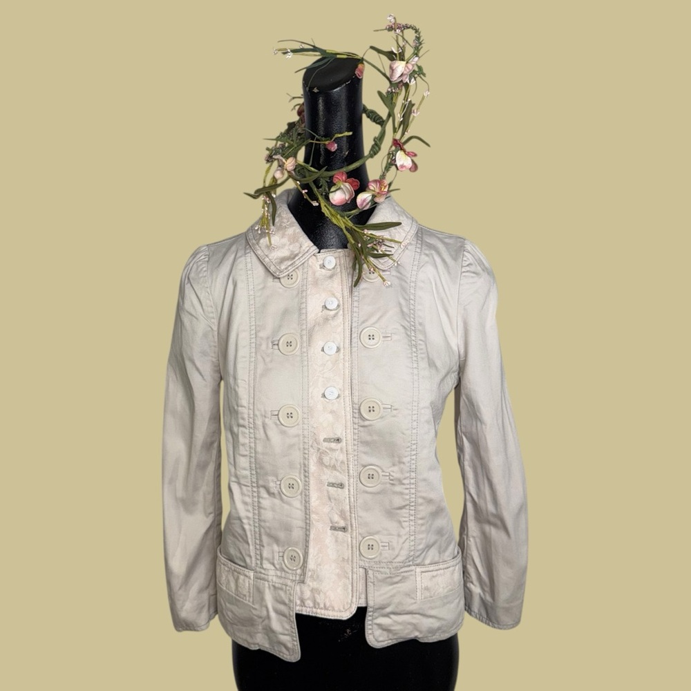 Marc Jacobs Cream Button-Front Jacket - image 14